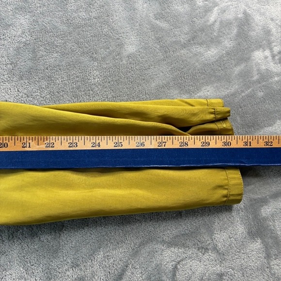 MYCRA PAC Donatella Women XL Olive Green Burgundy Pleated Hood Raincoat USA Read - Picture 15 of 16